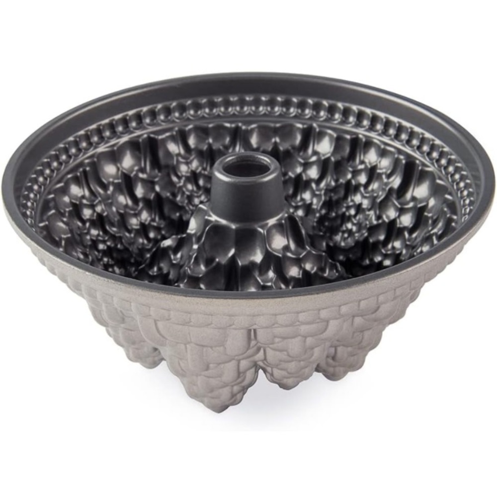 Nordic Ware Pine Forest Bundt Pan, Silver - Picture 7 of 7